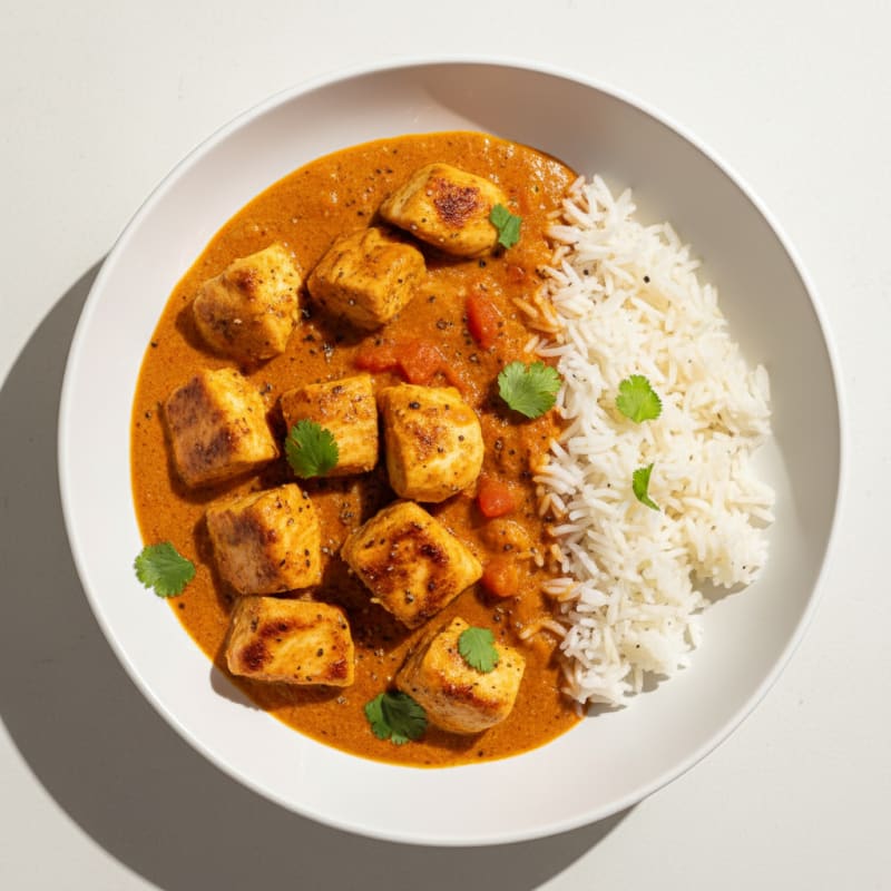 Spiced Butter Chicken with Basmati Rice