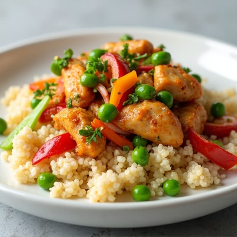 Cauliflower Rice Chicken Stir-Fry