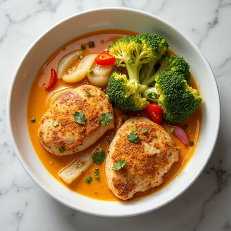 Creamy Coconut Chicken and Vegetable Curry