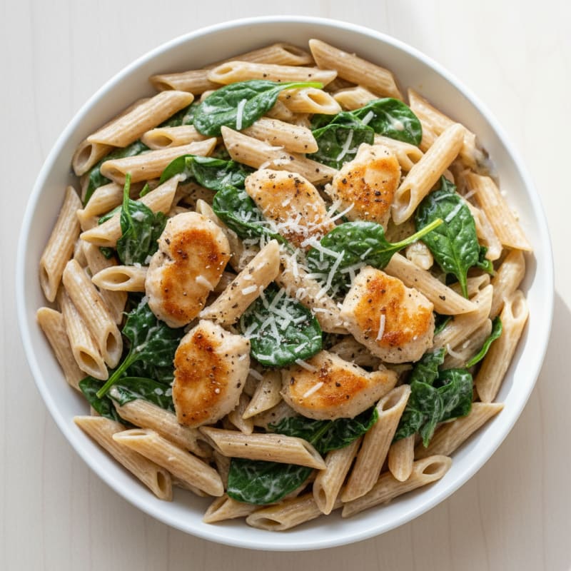 Creamy Garlic Parmesan Chicken Pasta