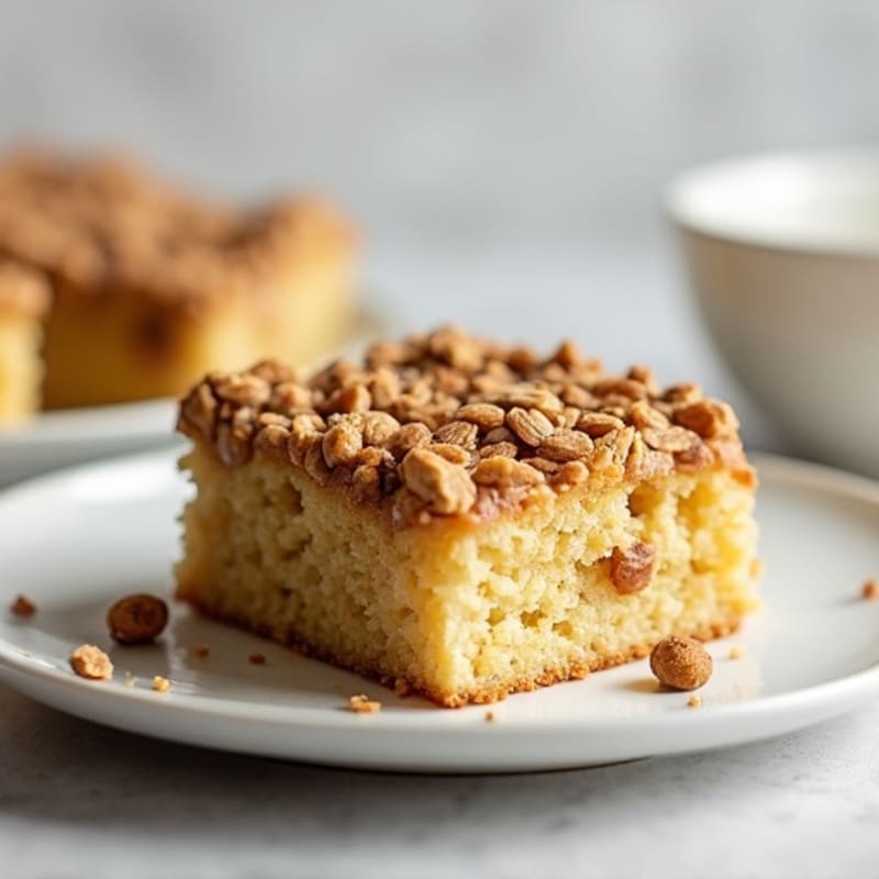 Lightened-Up Vanilla Bean Coffee Cake