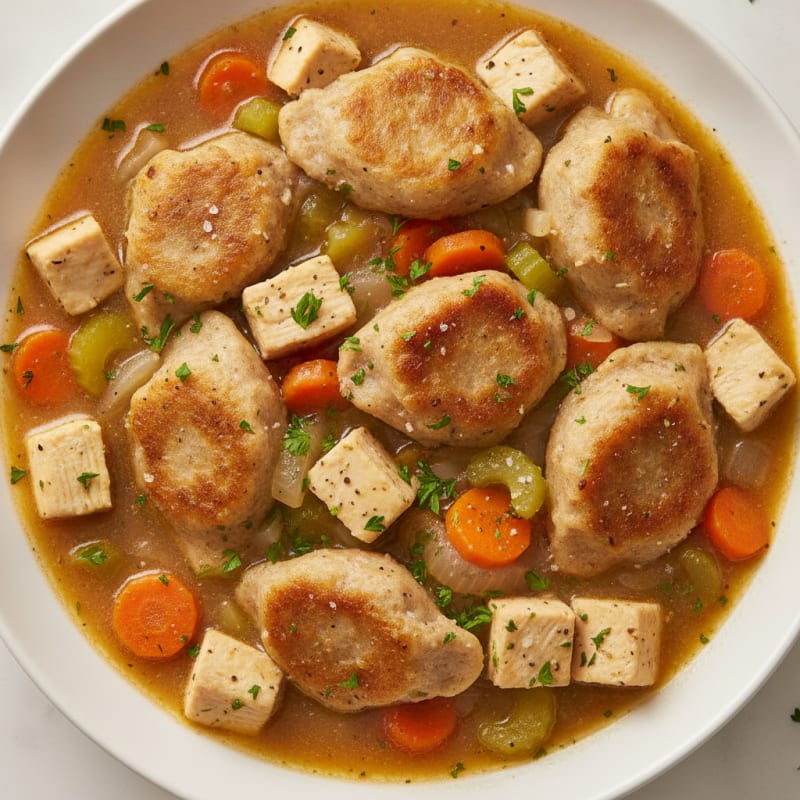 Homestyle Chicken and Herb Dumplings