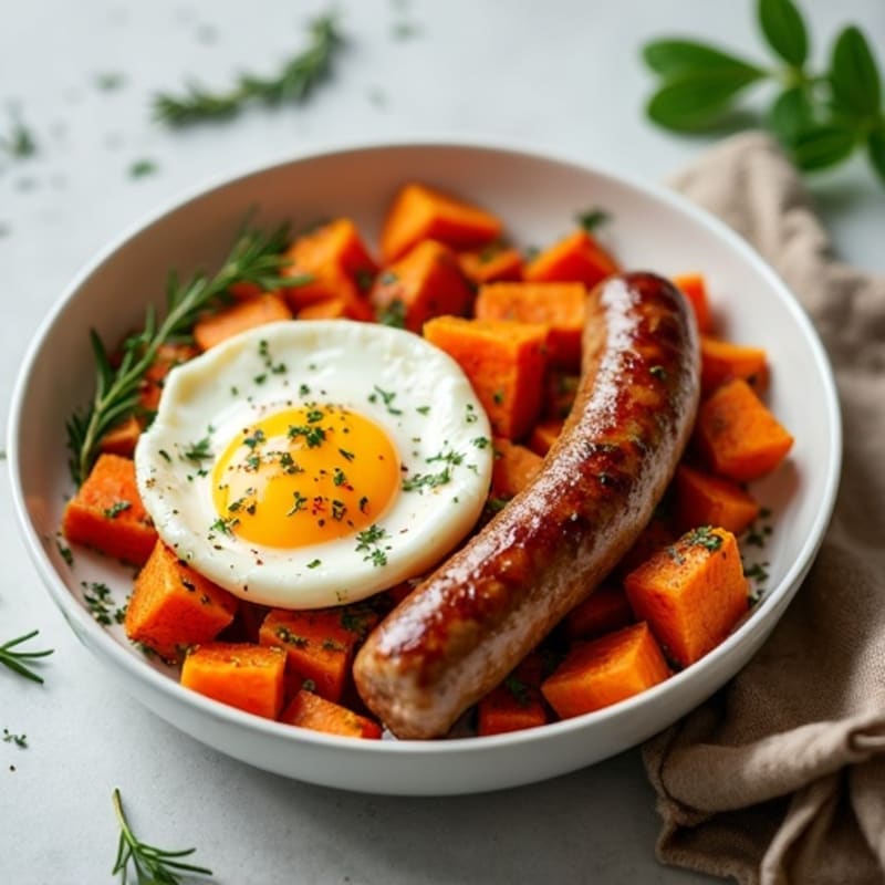 Herb-Roasted Italian Sausage and Sweet Potato Bake