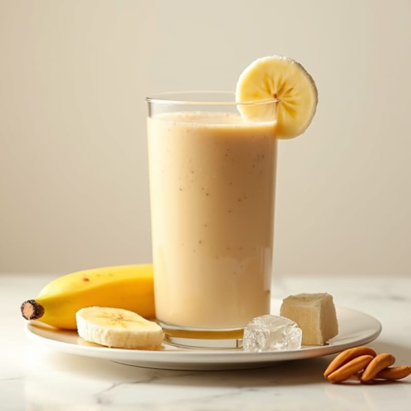 Silky Protein Smoothie with Banana and Peanut Butter