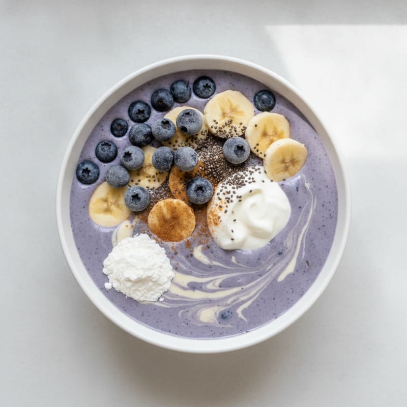 Blueberry Banana Protein Smoothie