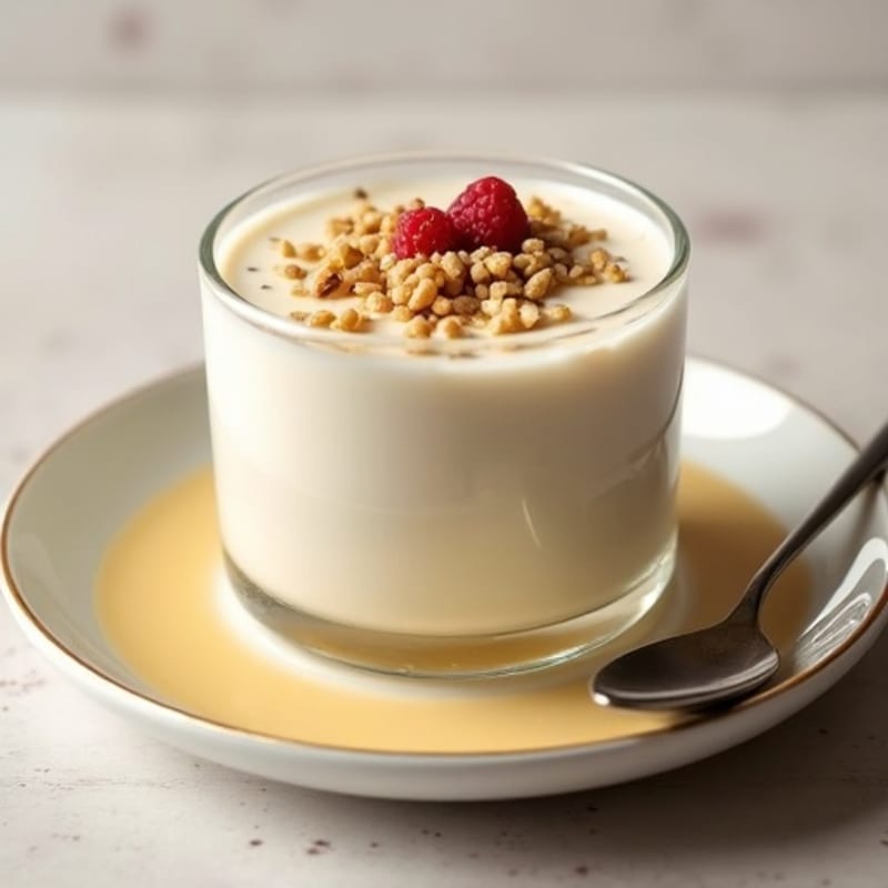 Creamy Protein Vanilla Pudding with Chia Seeds