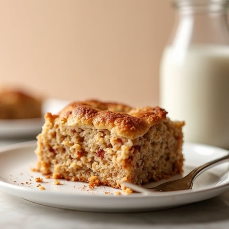 Protein-Packed Cinnamon Roll Baked Oatmeal