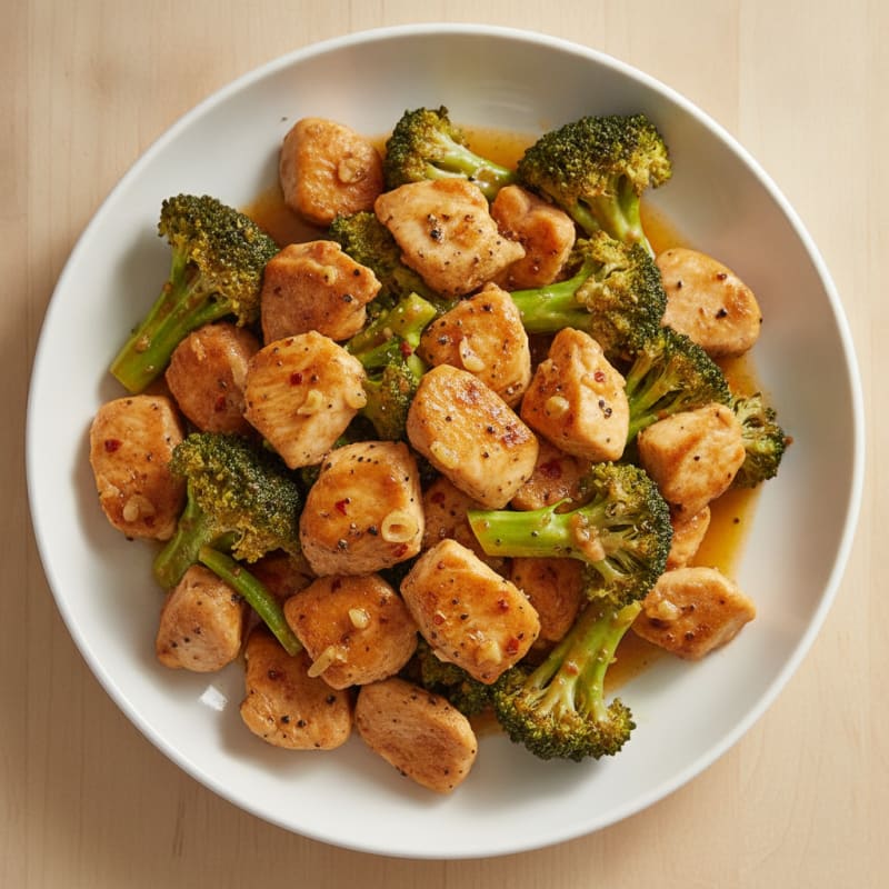 Garlic Chicken and Broccoli Stir-Fry