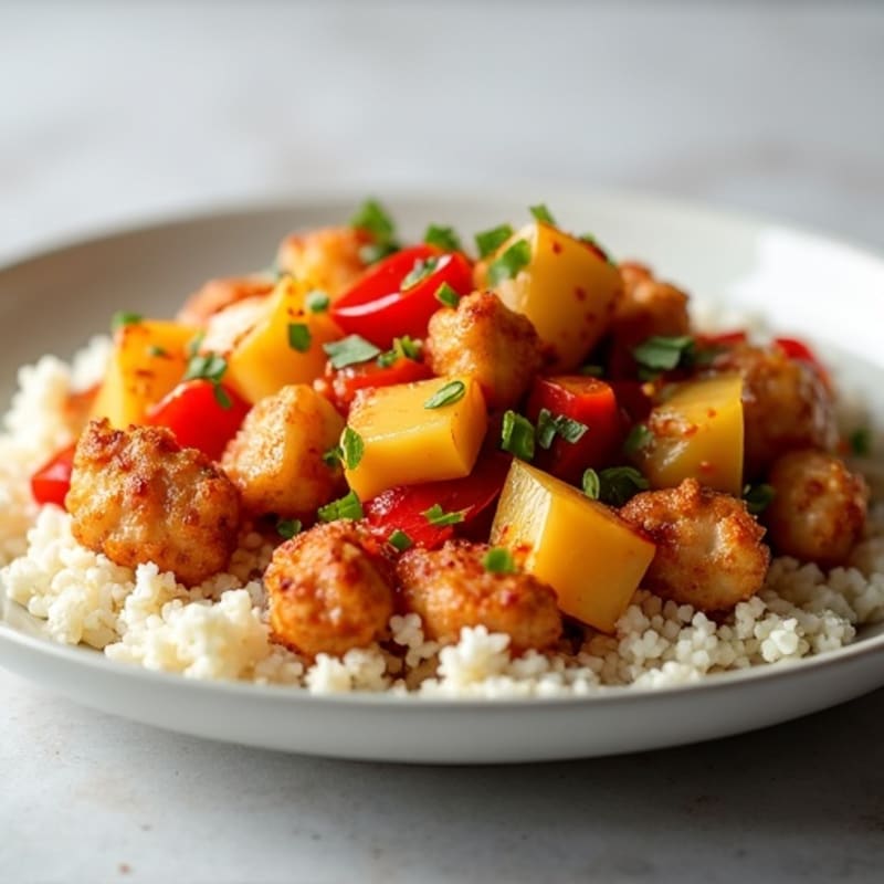 Crispy Baked Sweet and Sour Chicken