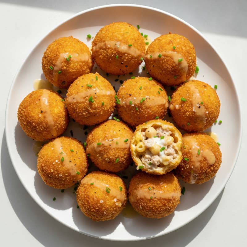 Deep-Fried Mac & Cheese Balls