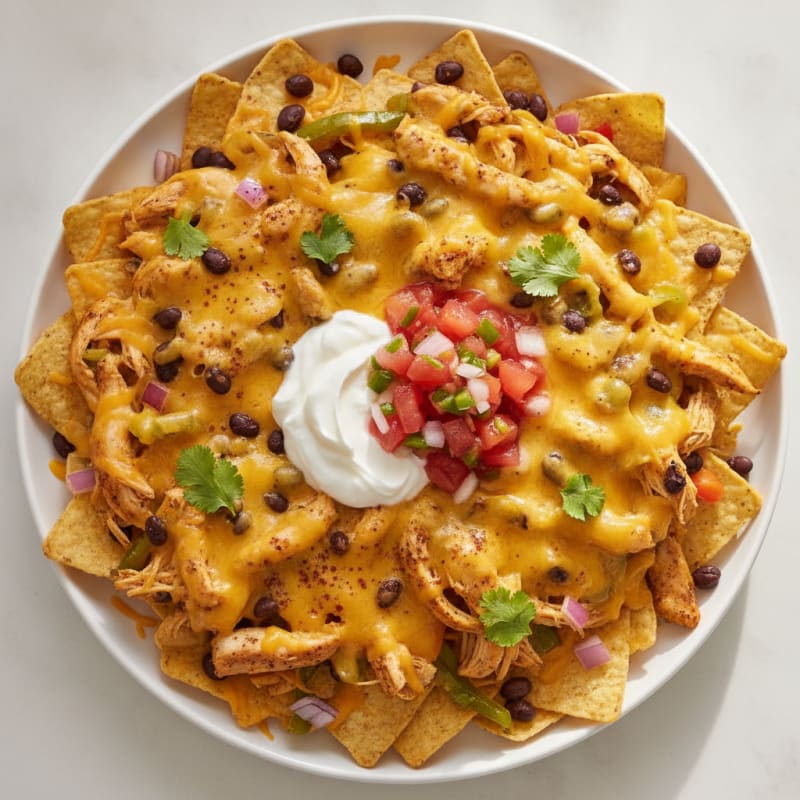 Loaded Chicken Nacho Platter