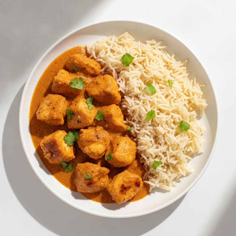 Spiced Butter Chicken with Basmati Rice