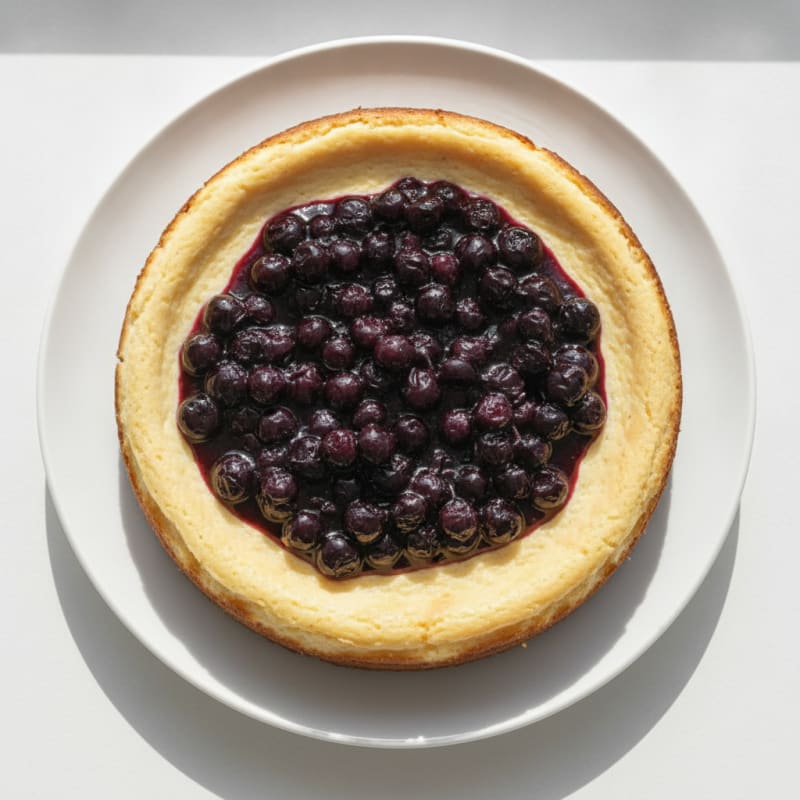 Silky Greek Yogurt Protein Cheesecake