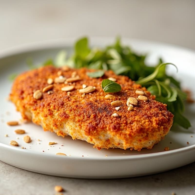 Oven-Baked Crispy Almond-Crusted Chicken