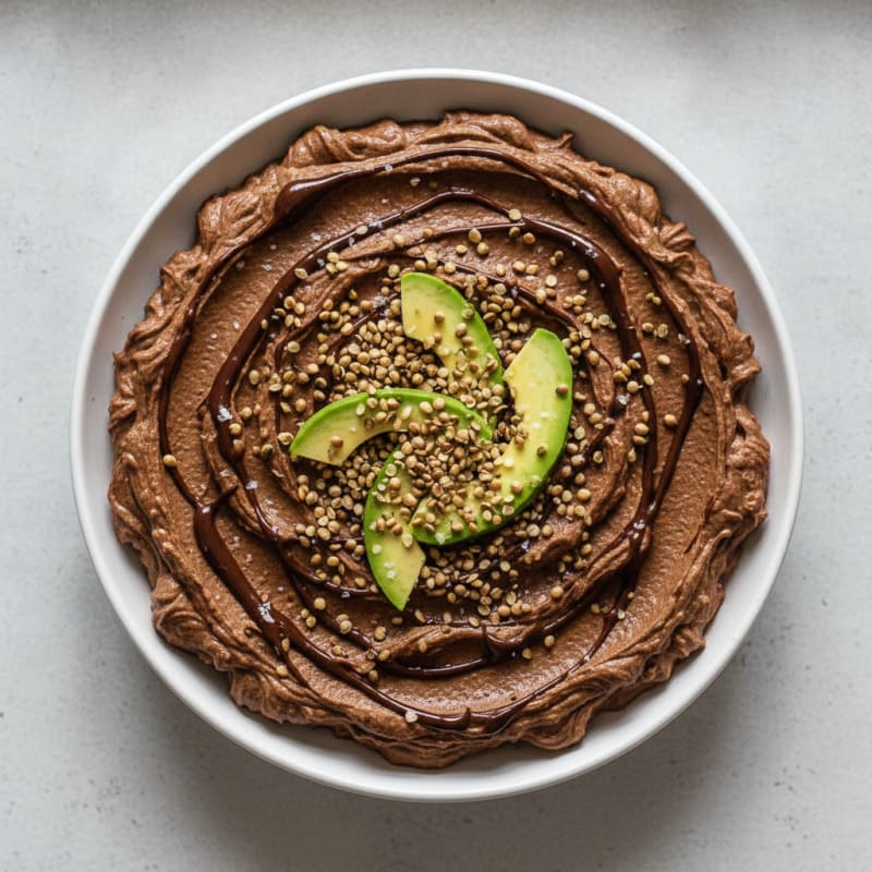 Chocolate Avocado Protein Mousse