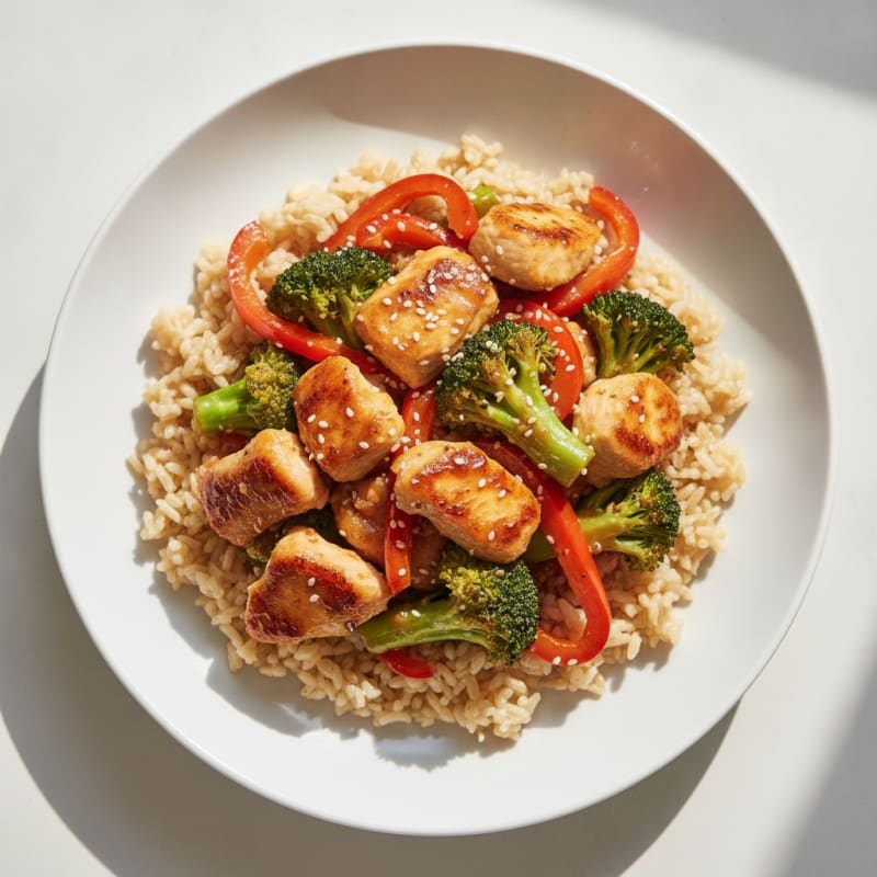 Teriyaki Chicken and Broccoli Stir-Fry