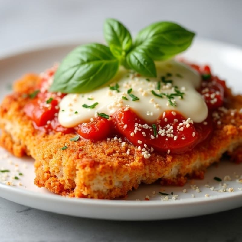 Crispy Oven-Baked Chicken Parmesan