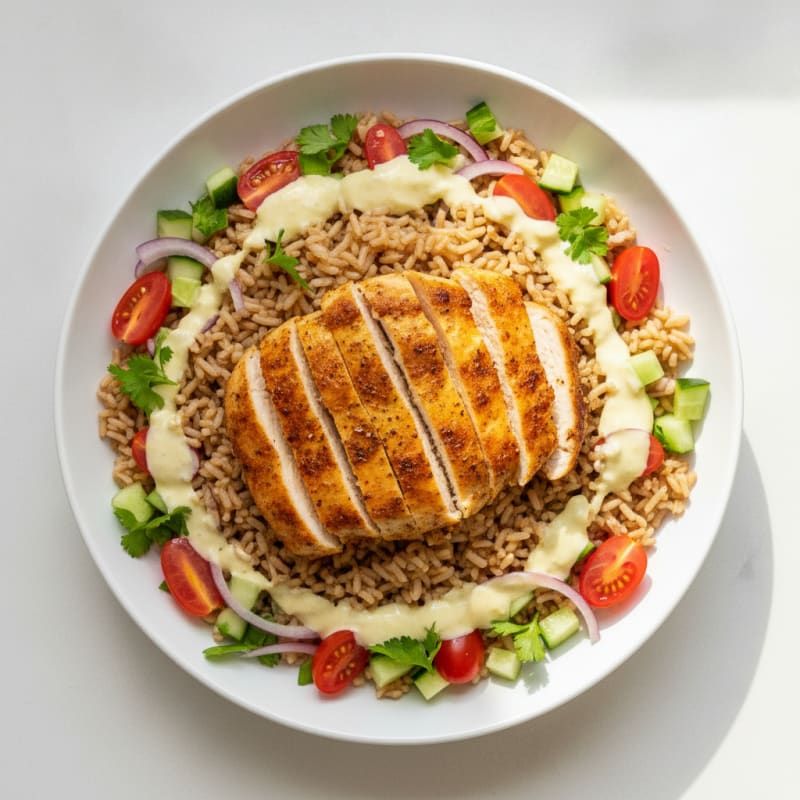 Chicken Shawarma Rice Bowl