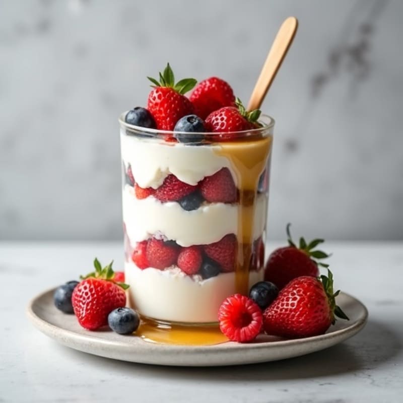 Creamy Protein Cheesecake Parfait