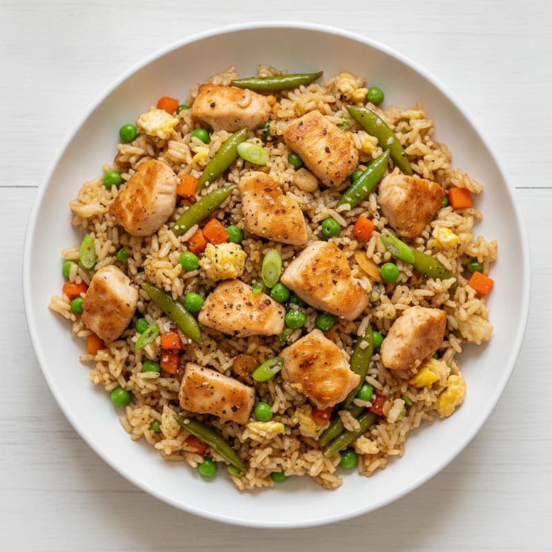 Chicken Fried Rice with Vegetables