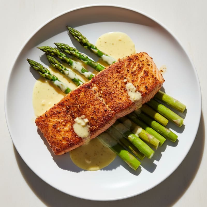 Cajun-Spiced Salmon with Lemon Aioli