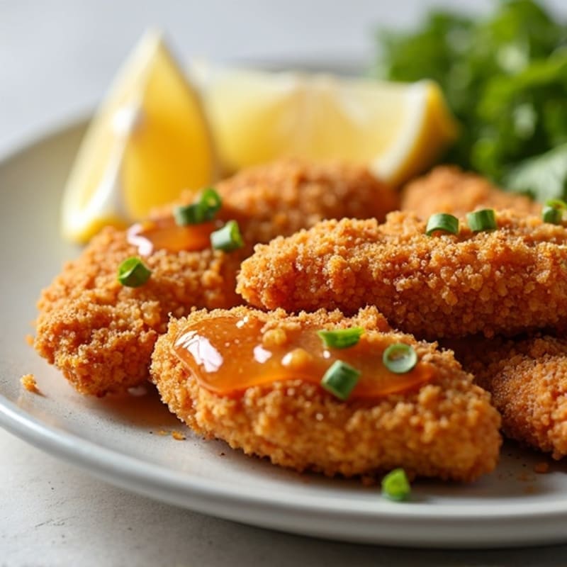 Crispy Baked Honey-Garlic Chicken Tenders