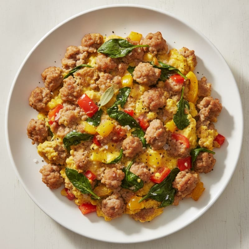 Savory Egg and Turkey Sausage Bake