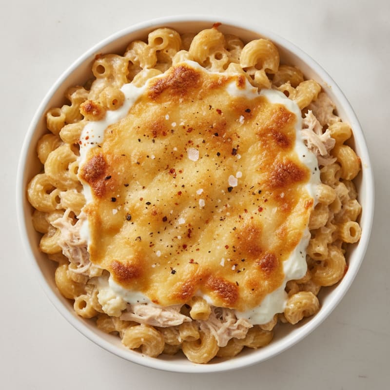High-Protein Baked Macaroni and Cheese
