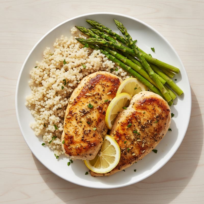 Quick Pan-Seared Lemon Herb Chicken