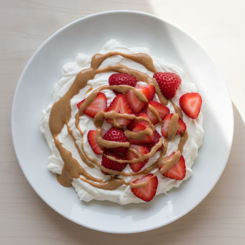 Silky Greek Yogurt Protein Pudding with Berries