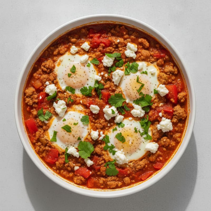 Shakshuka with Feta and Herbs
