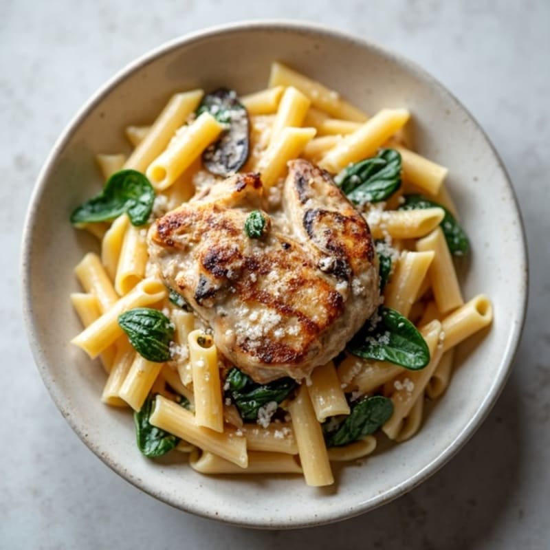 Creamy Truffle Mushroom Pasta