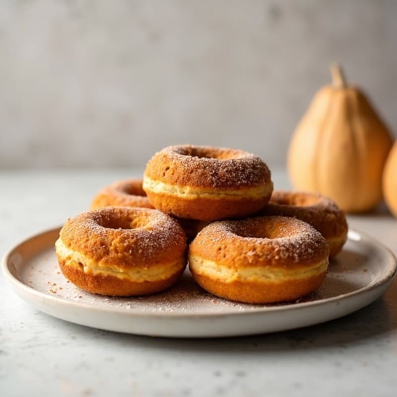 Protein-Packed Baked Pumpkin Spice Donuts