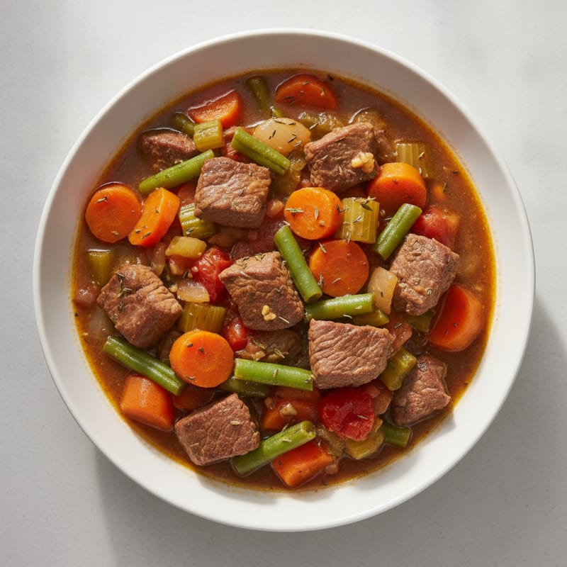 Slow Cooker Beef and Vegetable Stew