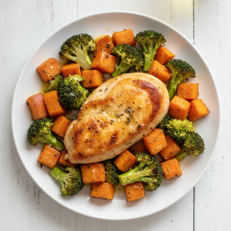 Lemon Herb Roasted Chicken and Veggies