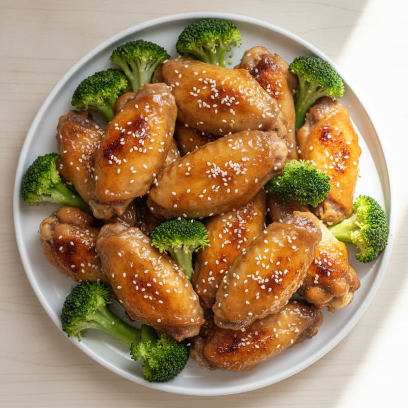 Sweet & Sticky Honey-Glazed Wings