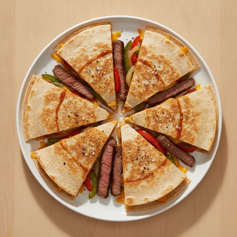 Seared Steak & Pepper Quesadillas