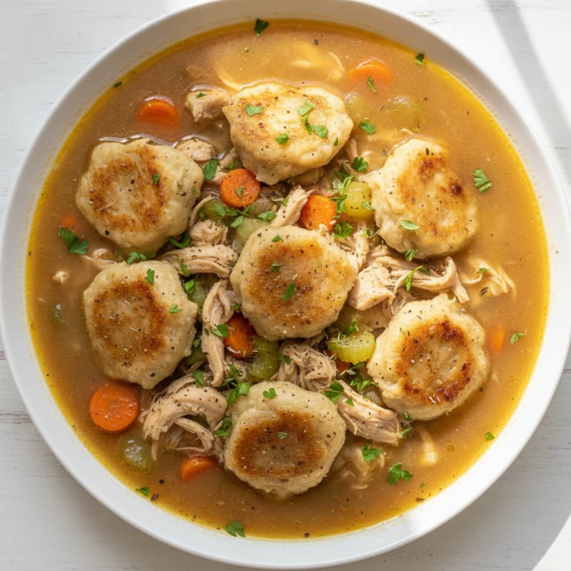 Homestyle Chicken and Herb Dumplings