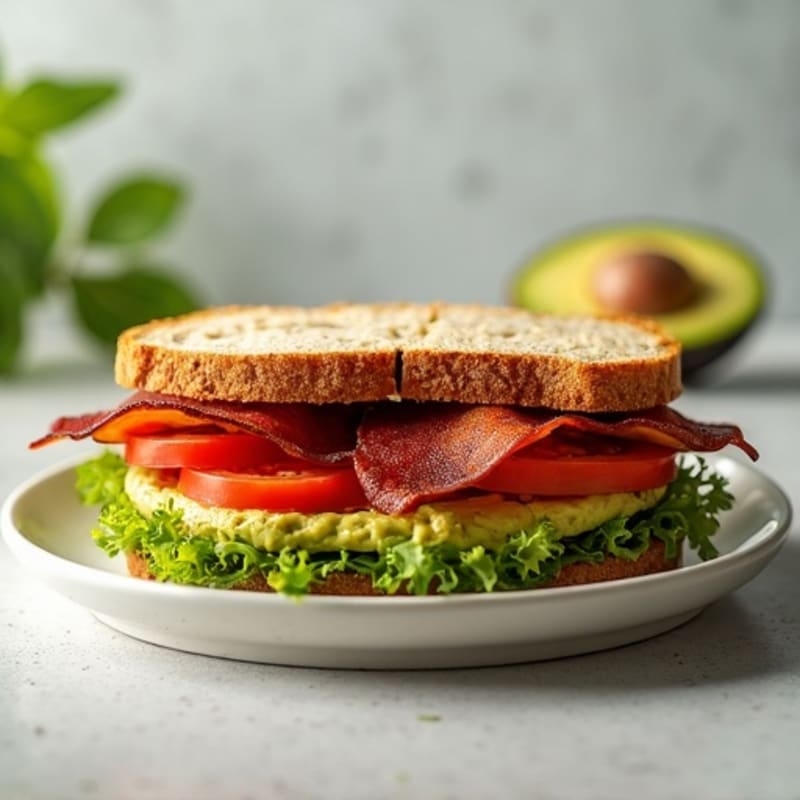 Healthy Avocado BLT Sandwich
