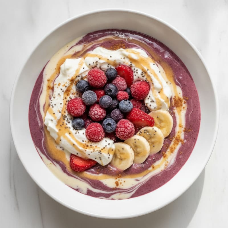 Berry Banana Protein Smoothie