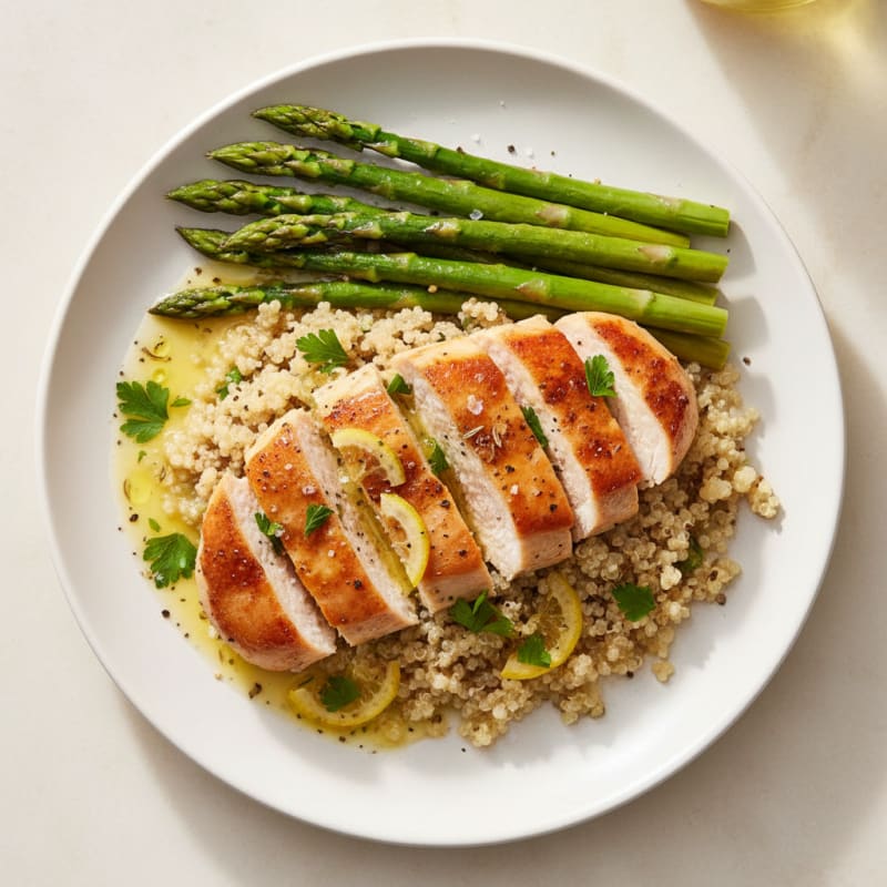 Pan-Seared Chicken with Lemon-Herb Sauce