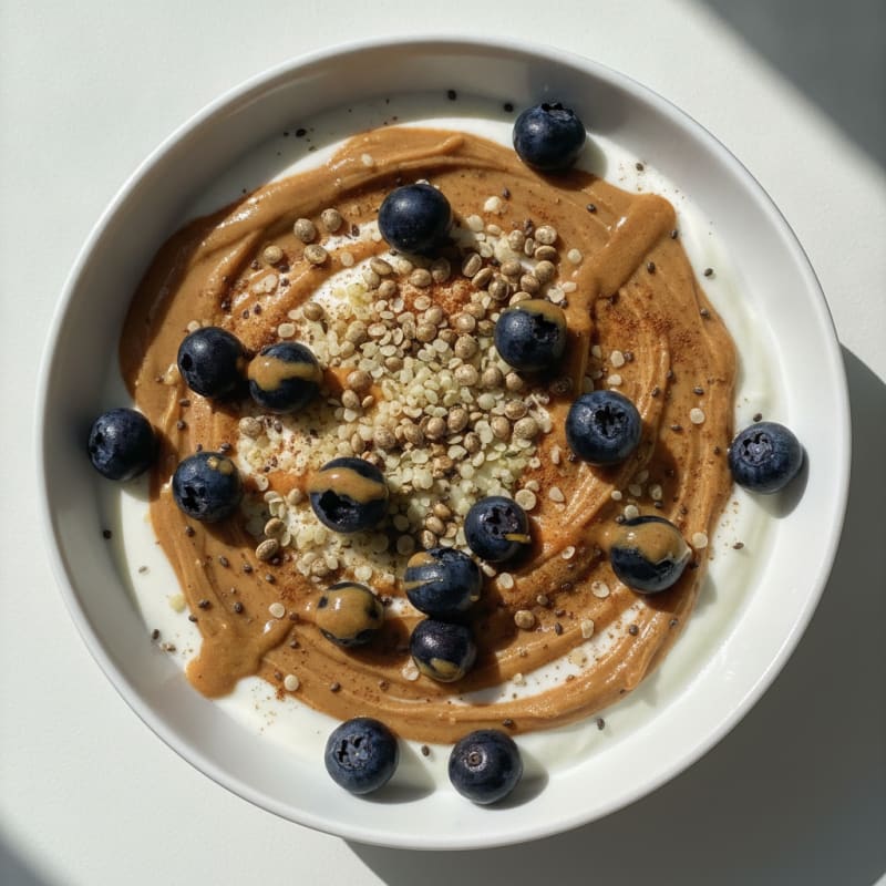 Peanut Butter Greek Yogurt Swirl