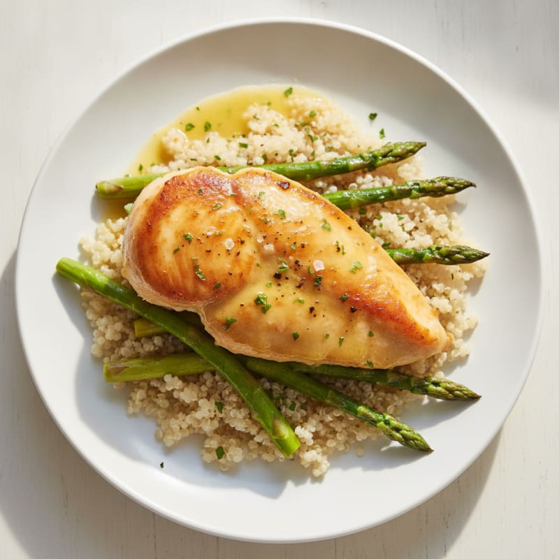 Pan-Seared Chicken with Lemon-Herb Sauce