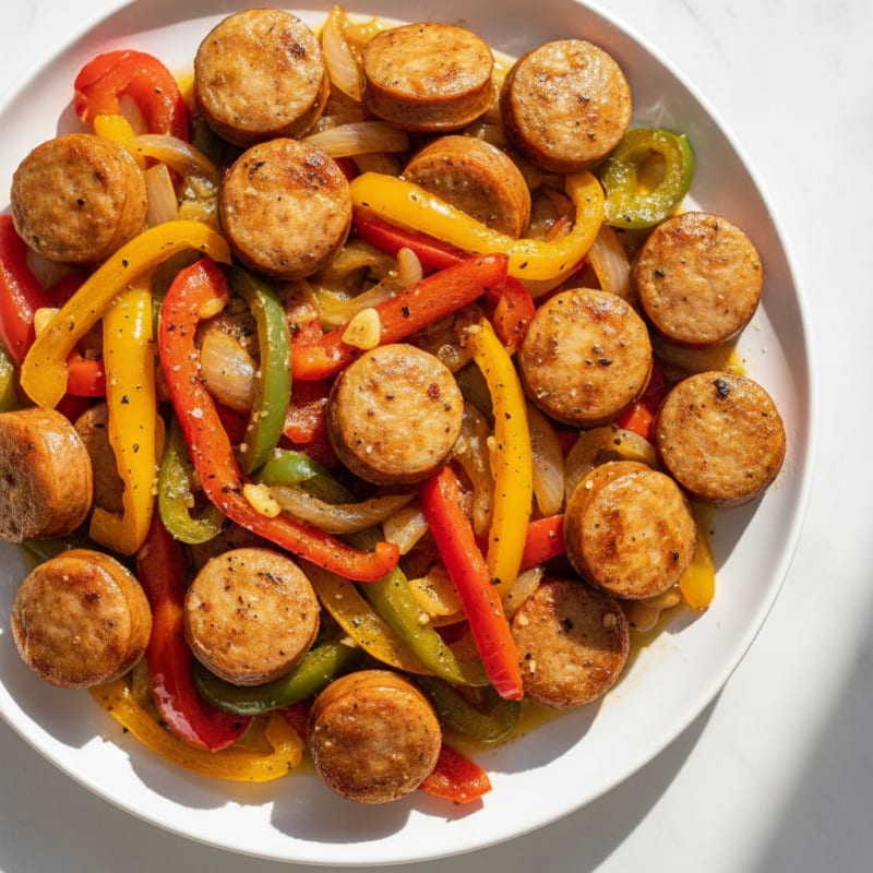 Sausage and Peppers Skillet