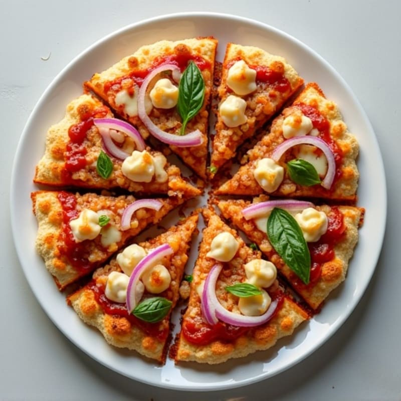 BBQ Pulled Chicken Cauliflower Crust Pizza