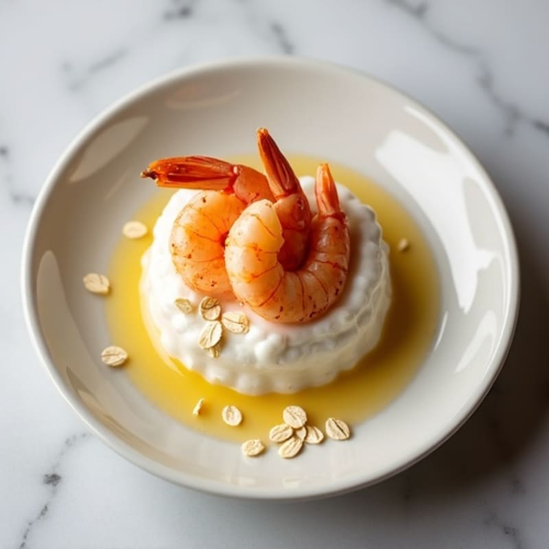 Protein Shrimp Pudding with Vanilla Bean