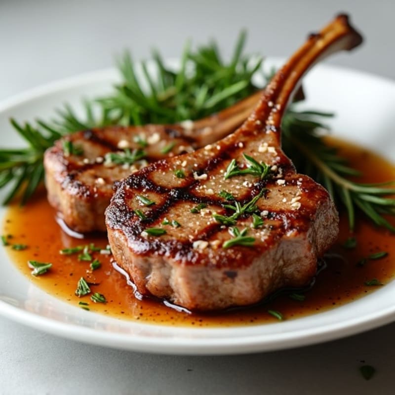 Perfectly Grilled Herb Lamb Chops