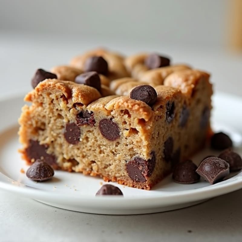 Chewy Chocolate Chip Protein Cookie Cake