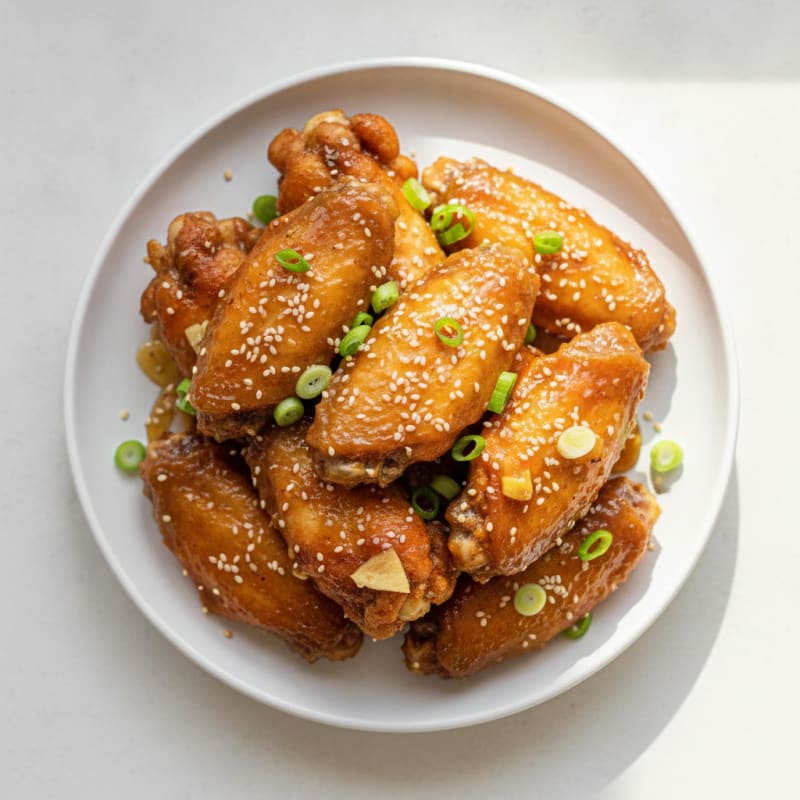 Honey-Garlic Glazed Chicken Wings