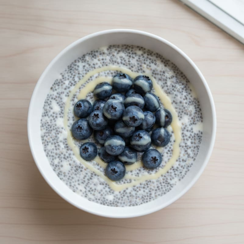 Blueberry Chia Seed Pudding